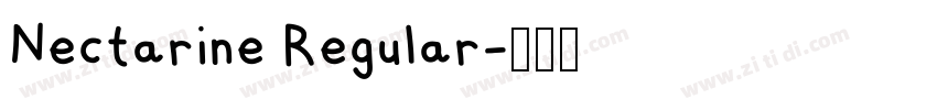 Nectarine Regular字体转换